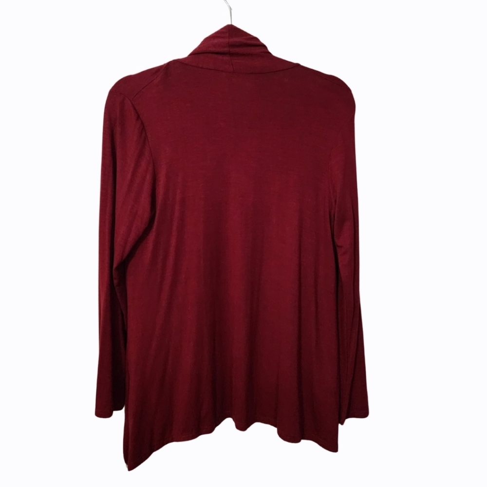 Front of Closet Burgandy Open-Front Cardigan-size Medium - Picture 2 of 6